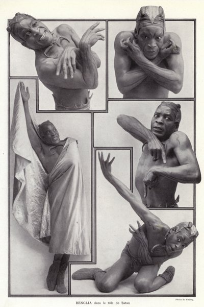 Habib Benglia, Cezayir doğumlu Fransız dansçı ve aktör, Folies Bergere, Paris