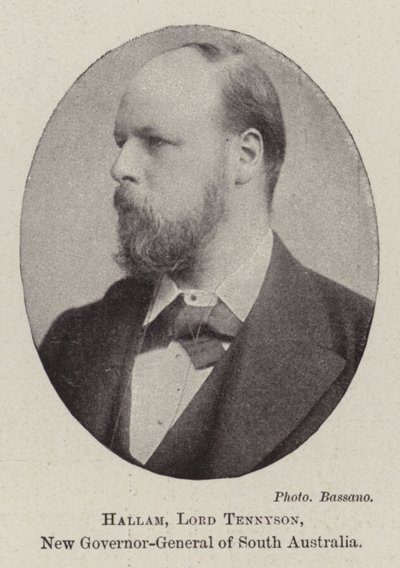 Hallam, Lord Tennyson, Güney Avustralya