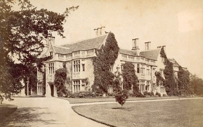 Hannington Hall, Wilts (s/b fotoğraf) by English Photographer