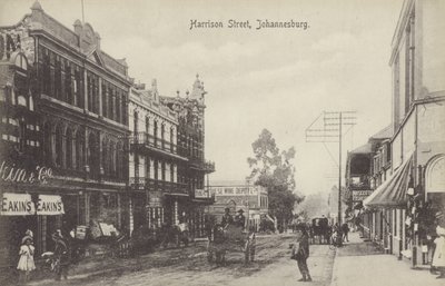 Harrison Street, Johannesburg (s/b fotoğraf) by English Photographer