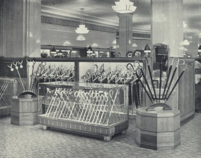 Harrods, Şemsiye Sayacı (s/b fotoğraf) by English Photographer