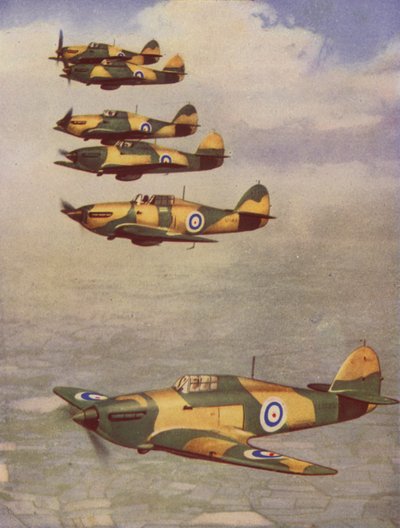 Hawker Hurricanes (renkli fotoğraf) by English Photographer