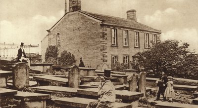 Brontes günlerinde Haworth Parsonage by English Photographer