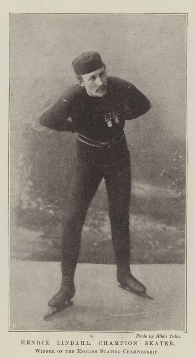 Henrik Lindahl, Şampiyon Patenci, İngiliz Paten Şampiyonası Birincisi by English Photographer