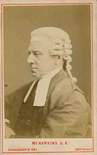 Henry Hawkins QC, 1. Baron Brampton by English Photographer