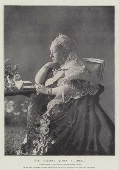 Majesteleri Kraliçe Victoria by English Photographer