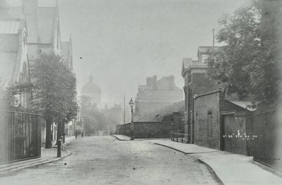 Highgate Archway: batı yaklaşımı, 1896 by English Photographer