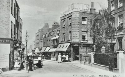 Hill Rise, Richmond: genel görünüm, 1895 by English Photographer