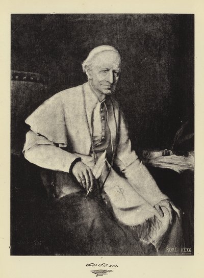 Hazretleri Papa Leo XIII by English Photographer