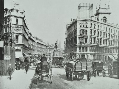 Holborn Sirki, Londra Şehri, 1890 by English Photographer