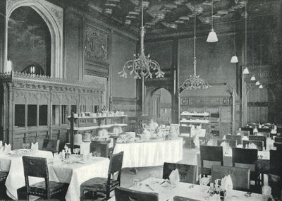 Parlamento Evleri, Avam Kamarası Yemek Odası (s/b fotoğraf) by English Photographer