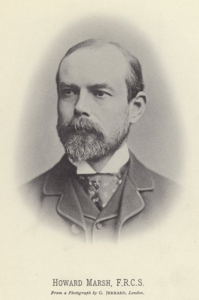Howard Marsh, FRCS (b/w fotoğraf) by English Photographer