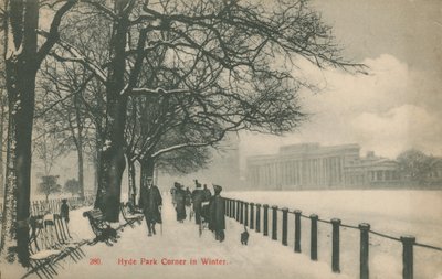 Hyde Park Köşesi Kışın, Londra by English Photographer