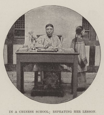 Bir Çin Okulunda, Dersini Tekrarlamak by English Photographer