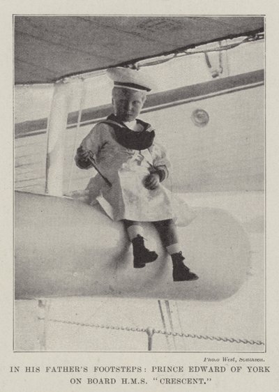 Babasının İzinde, York Prensi Edward HMS Crescent