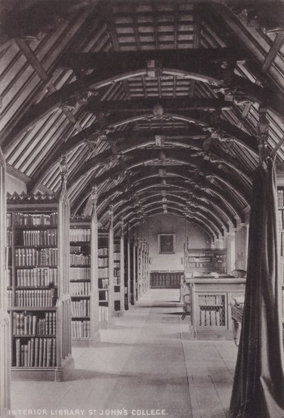 İç Kütüphane St Johns Koleji by English Photographer