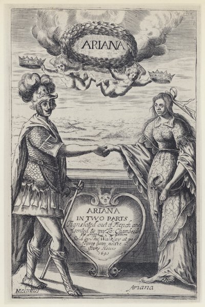 T Walkley 1636 için J Desmarets de Saint Sorlin, Ariana, J Haviland (s/b fotoğraf) by English Photographer