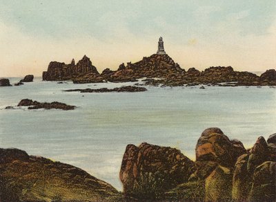 Jersey: Corbiere Deniz Feneri (renkli fotoğraf) by English Photographer