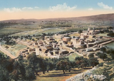 Kudüs: Beytanya, Genel Görünüm (renkli fotoğraf) by English Photographer