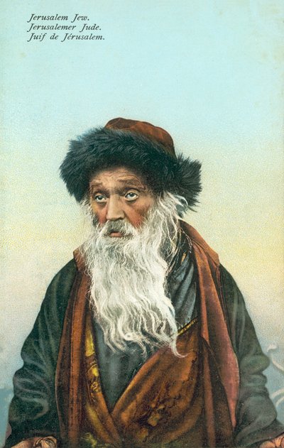 Kudüs Yahudisi (renkli fotoğraf) by English Photographer