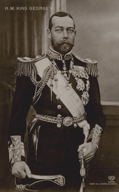 Kral George V (s/b fotoğraf) by English Photographer