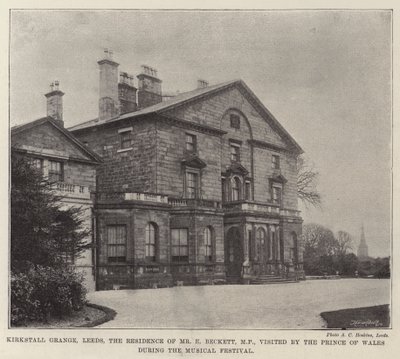 Kirkstall Grange, Leeds, Bay E Beckett, Milletvekili, Müzik Festivali sırasında Galler Prensi tarafından ziyaret edildi by English Photographer