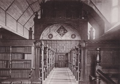 Kütüphane Merton Koleji Oxford by English Photographer