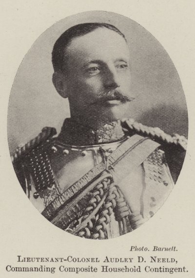 Yarbay Audley D Neeld, Kompozit Ev Birliğine komuta ediyor by English Photographer
