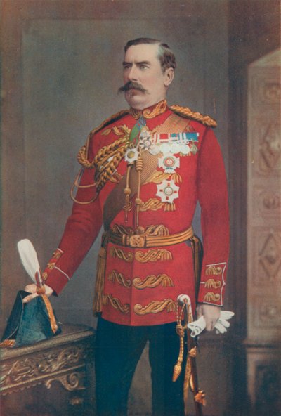 Korgeneral Sir Baker Creed Russel. Güney Bölgesi Komutanlığı by English Photographer