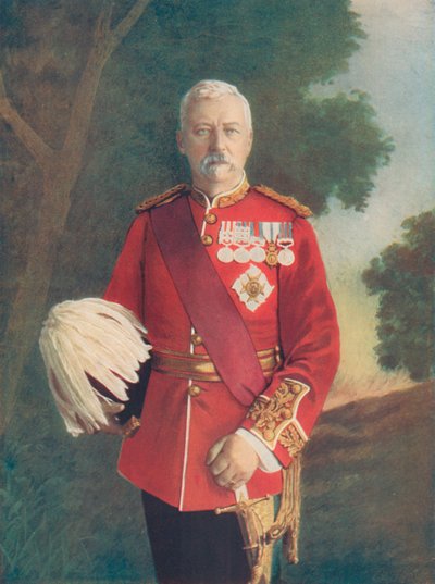 Korgeneral Sir R. C. Low. Bombay Ordusu Komutanlığı by English Photographer