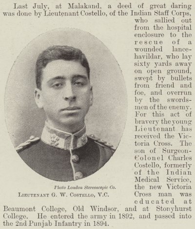 Teğmen GW Costello, VC by English Photographer