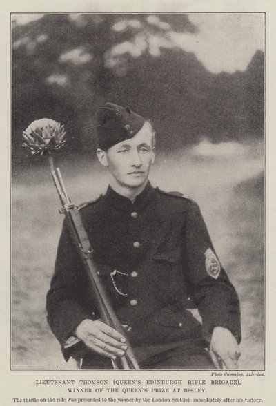 Teğmen Thomson (Queens Edinburgh Tüfek Tugayı), Bisley