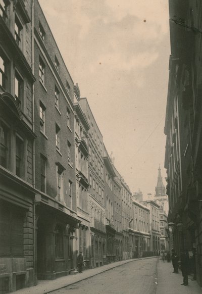 Lombard Caddesi, Londra; fotoğraf; Haziran 1885 tarihli by English Photographer