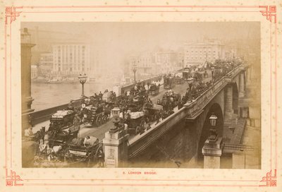 Londra Köprüsü, 19. yüzyılın sonlarında by English Photographer
