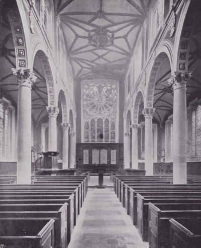 Londra Şehir Kiliseleri: St Katherine Cree (s/b fotoğraf) by English Photographer