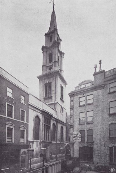 Londra Şehir Kiliseleri: St Vedast (s/b fotoğraf) by English Photographer