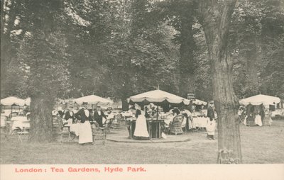 Londra, Çay Bahçeleri, Hyde Park by English Photographer