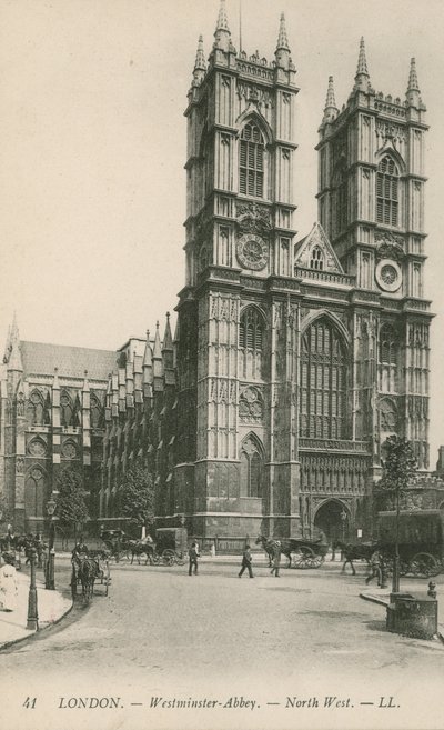 Londra, Westminster Abbey, Kuzey Batı by English Photographer