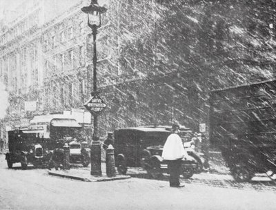 Londra karda (s/b fotoğraf) by English Photographer