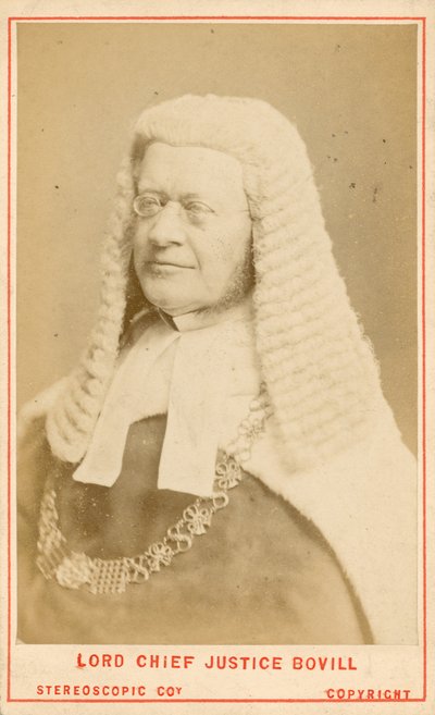 Lord Bovill, Baş Yargıç by English Photographer