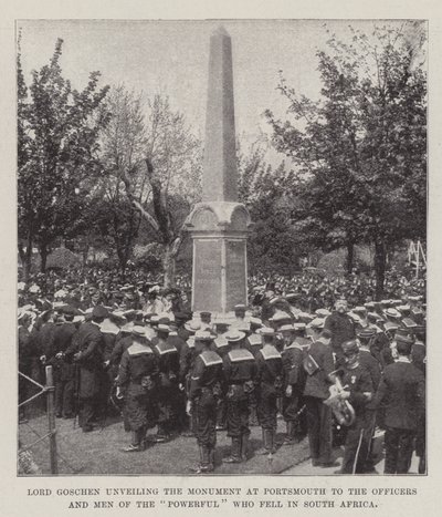 Lord Goschen, Portsmouth