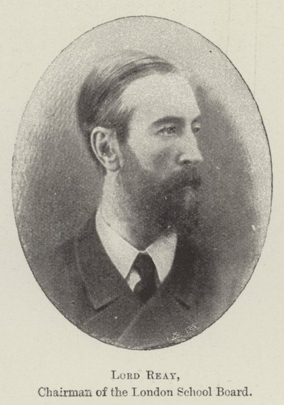 Lord Reay, Londra Okul Yönetim Kurulu Başkanı by English Photographer