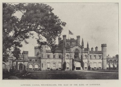 Lowther Kalesi, Westmorland, Lonsdale Kontunun Koltuğu by English Photographer