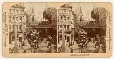 Ludgate Tepesi, stereoskopik görünüm by English Photographer