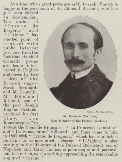 Edmond Rostand, Fransız Akademisi