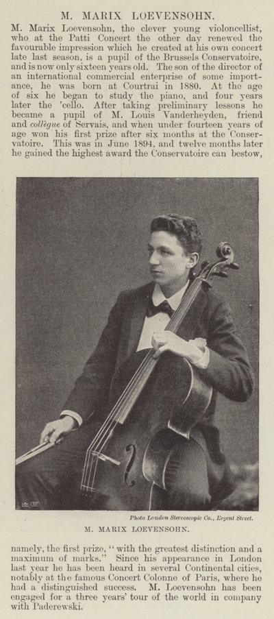 M Matris Loevinsohn by English Photographer