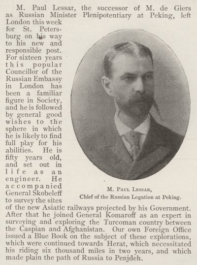 M. Paul Lessar, Pekin