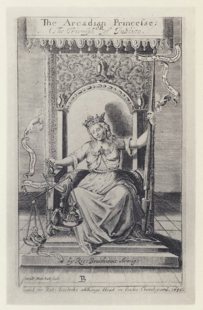 M Silesio, The Arcadian Princess, Tr R Brathwait, T Harper for Bostocke 1635 (s/b fotoğraf) by English Photographer