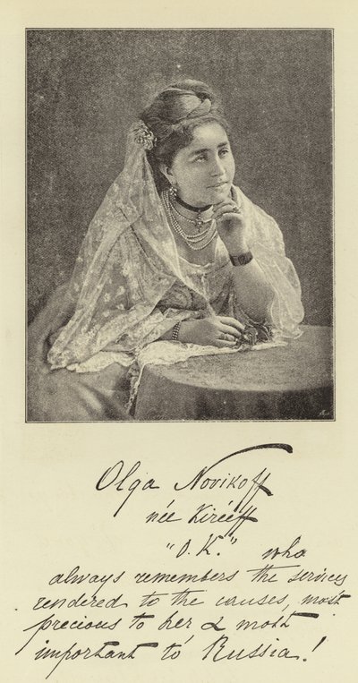 Madam Olga Novikoff by English Photographer