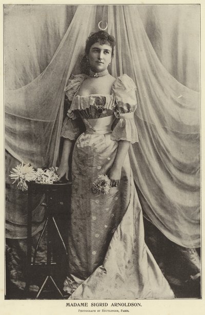 Bayan Sigrid Arnoldson by English Photographer